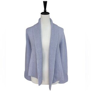 Eileen Fisher Petite Angora Blend Shawl Collar Cardigan Lilac Purple PM